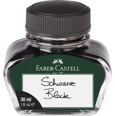 Produktbild von Faber Castell Tintenglas 30 ml schwarz