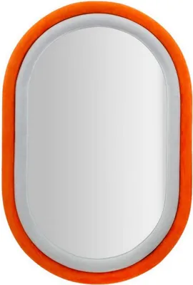 Produktbild von Dmora Spiegel 60x90h cm Orange Rahmenfarbe Grau