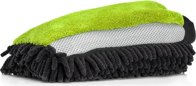 Produktbild von Nuke Guys - 3 Way Wonder - Mikrofaser Waschandschuh grün