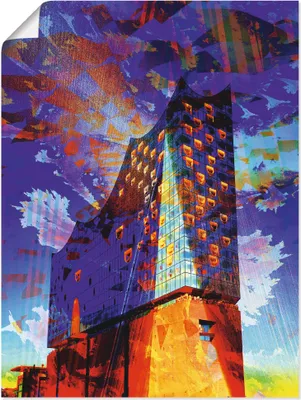 Produktbild von ARTland Poster Elbphilharmonie Hamburg IV Größe: 45x60 cm
