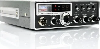 Obrázek produktu pro Midland Alan Quarantotto, 55 mm, 205 mm, 165 mm, LED, CB rádio pro kamiony, Černá, Stříbrná
