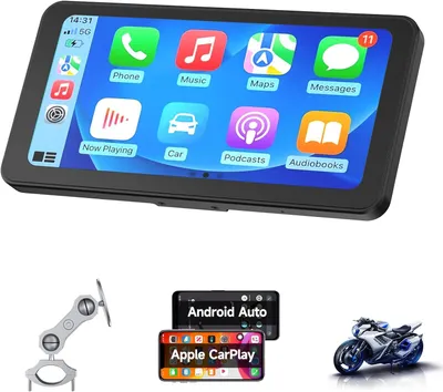 Imagen del producto de Pantalla para motocicleta - Sistema de navegación para motocicletas - GPS para motocicletas - Pantalla para motocicleta - Pantalla táctil para motocicleta