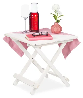 Produktbild von Relaxdays Klapptisch Holz Weiss
