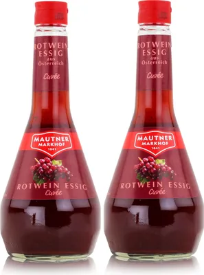 Produktbild von Mautner Rotwein Essig Cuvée 0,5L - Essig aus Österreich (2er Pack)