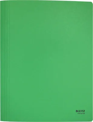 Image de 10x LEITZ 39040055 Classeur à levier Recycle Carton vert DIN A4