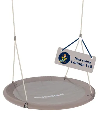 Produktbild von Nestschaukel Hängeschaukel Loungeschaukel - 90/110 cm - Bis 150 kg - Verzinkter Stahl - Für Innen und Außen