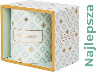 Produktbild von Geschenkbecher „Najlepsza“ – Be-Happy Gifts