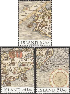 Produktbild von Briefmarken Island 1991 Mi 744-746 (kompl.Ausg.) postfrisch NORDIA 91