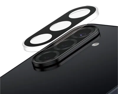 Immagine prodotto di Vetro della fotocamera per Galaxy A36 5G, protezione dell'obiettivo della fotocamera Safe by PanzerGlass, nero trasparente