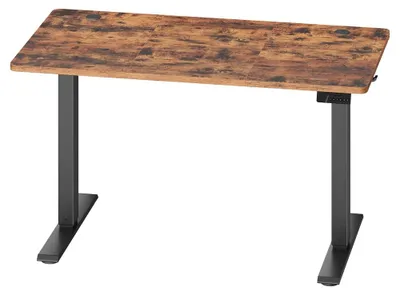 Obrázek produktu pro Elektricky výškově nastavitelný psací stůl s paměťovou funkcí pro domácí kancelář | Hnědý | 120x60x72-120 cm