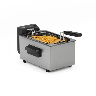 Productafbeelding van Tristar Friteuse, roestvrij staal, 3 liter inhoud, temperatuurregeling tot 190°C, koudzone, efficiënt frituren, topkwaliteit