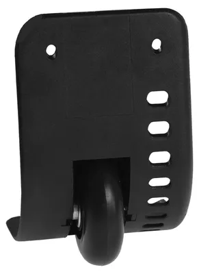Produktbild von 2 Räder Rollen Ersatzräder schwarz Kunststoff - für Tasche Koffer Trolley