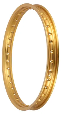 Immagine prodotto di Cerchio in lega 1.6 x 19, oro anodizzato e lucidato - Simson S53, S83