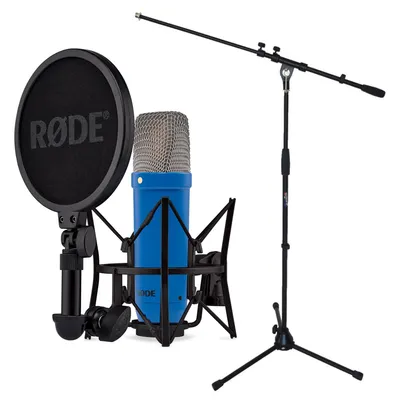 Obrázok produktu pre Rode NT1 Signature Cobalt Blue mikrofón so stojanom
