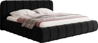 Produktbild von MIRJAN24 Polsterbett Slim XI, Dopellbett mit Bettkasten, Leistenlattenrost aus Holz (Farbe: Kronos 07, Größe: 180x200 cm)