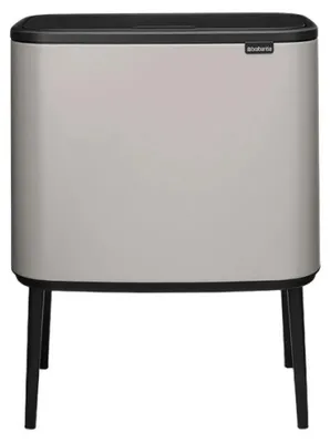 Immagine prodotto di Brabantia - Contenitore per rifiuti a pedale Bo, 36 litri, grigio chiaro