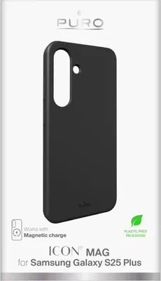 Zdjęcie produktu dla PURO Icon Mag Pro, Pokrowiec, Samsung, Galaxy S25+, 17 cm (6.7"), Czarny