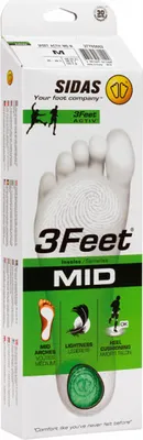 Imagen del producto de Sidas 3Feet Activ' Mid, para hombre, adulto, con plantilla cómoda, de varios colores