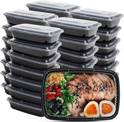 Produktbild von 32oz Essensbehälter, wiederverwendbar, mikrowellengeeignet, 32oz Plastiklunchbox