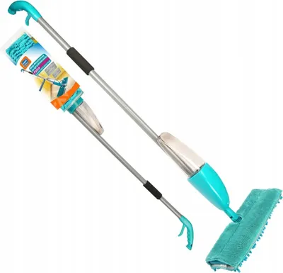 Obrázok produktu pre Plochý mop s podložkou a teleskopickou tyčou 125 cm