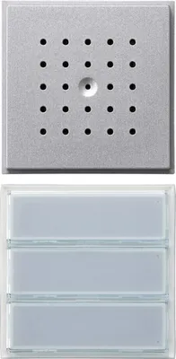 Produktbild von GIRA 126165 - Kabelgebunden - 2 Modul(e) - IP44 - Aluminium - Wand