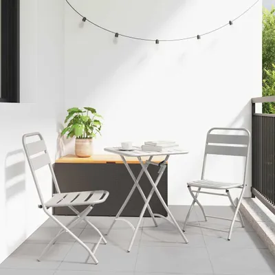 Immagine prodotto di Maison Exclusive - Set da bistrot 3 pezzi beige acciaio