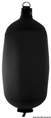 Obrázek produktu pro FENDERTEX C104 nafukovací odražeč, černý – Osculati 33.301.04