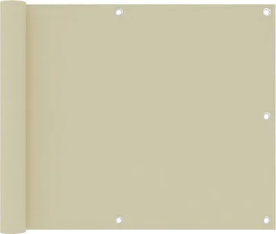 Obrázek produktu pro Balkonová zástěna krémová 75x500 cm Oxford tkanina - slunečníky DE3731687 1ks