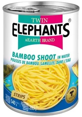 Immagine prodotto di Twin Elephants Strisce di germogli di bambù 540 g