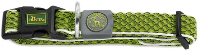 Productafbeelding van Hunter Halsband Hilo Vario Basic, kleur: limoengroen, maat: S / breedte: 2,5 cm
