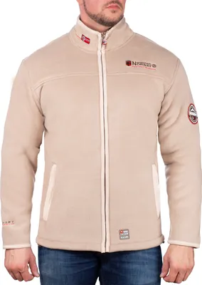 Produktbild von Geographical Norway Herren Fleecejacke baubolt Camel - Brown M