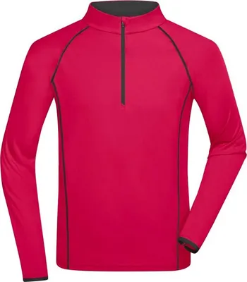 Produktbild von Langarm Funktionsshirt für Fitness und Sport bright-pink/titan, Gr. S