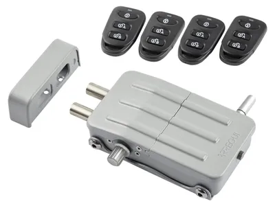 Immagine prodotto di CI10P Serratura di sicurezza invisibile per porta, con 4 telecomandi