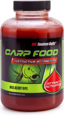 Produktbild von Tandem Baits Carp Food Attractive Activator Reife Maulbeere, Karpfen Angeln ohne Mühe, Köder zum Große-Fische-Angeln, Karpfenzubehör für Profis & Hobby-Angler 5 ml