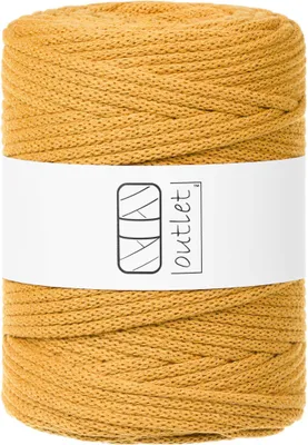 Produktbild von Senf Flechtkordel 5mm 100m OUTLET