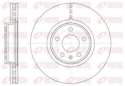 Produktbild von 2x REMSA Bremsscheibe 61543.10 vorne für AUDI A4 Avant (8K5 B8) Q5 (8RB) 52 1mm