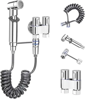 Obrázek produktu pro Bidetová ruční sprcha pro WC - 1,5 m hadice - chrom