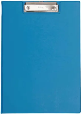 Produktbild von MAUL Schreibmappe A4 Hochformat Karton Folie hellblau