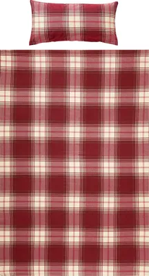 Produktbild von REDBEST Bettwäsche rot 1x 155x200 cm + 1x 40x80 cm