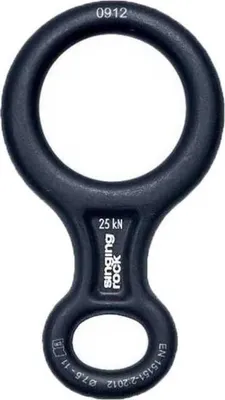 Produktbild von Singing Rock 8 M Abseilgerät Schwarz Schwarz One Size