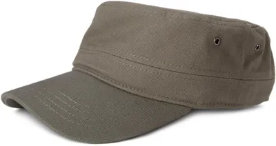 Produktbild von styleBREAKER Uni Military Cap aus Baumwoll-Canvas | Army Cap mit gebogenem Schirm | verstellbare Schirmmütze für Damen und Herren