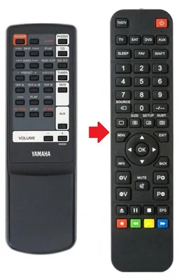 Produktbild von Ersatz Fernbedienung für Yamaha VR09390