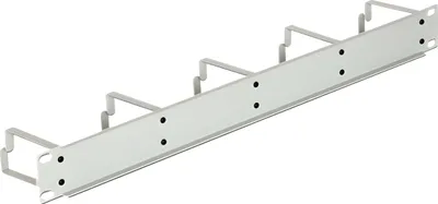 Produktbild von Delock - Kabelmanagement - Hellgrau, RAL 7035 - 1U - 48.3 cm (19")