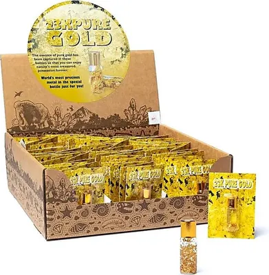 Obrázok produktu pre Stojan na fľaše z čistého zlata so 60 ks --balenie 60 ks - 8x6x1cm; 10 g