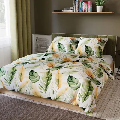 Immagine prodotto di MARKIZETA OLIVE Completo letto in raso di cotone 220x200 cm 100058/SAT/000/220200/1