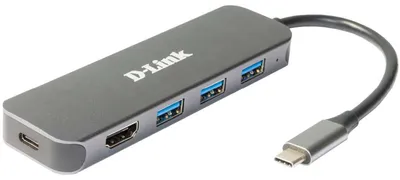 Image de D-Link DUB-2333 5-in-1 USB-C Hub mit HDMI/USB-PD retail