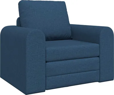 Immagine prodotto di vidaXL Divano letto blu 98 x 71 x 83 cm tessuto