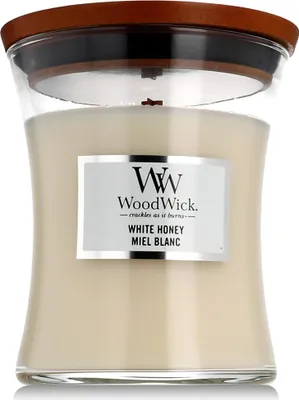 Produktbild von WoodWick Medium Hourglass Candles Duftkerze White Honey 275 g