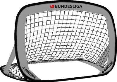 Produktbild von DERBYSTAR Bundesliga Pop up Goal 2er Set v22 , Gr.120 x 80 x 80 cm, grau