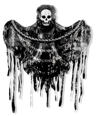 Image de Ballon décoratif sur le thème d'Halloween, dimensions 145 x 120 cm, idéal pour une fête d'Halloween